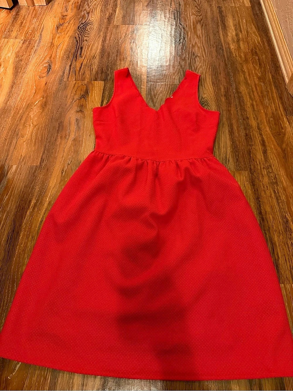 Everly Red Sleeveless Dress Like New